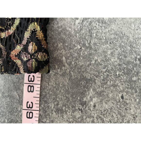 VTG Mercury Flare Leg Pants Womens M Mesh Lace Boho Festival Hippie Indie Grunge - Picture 9 of 10